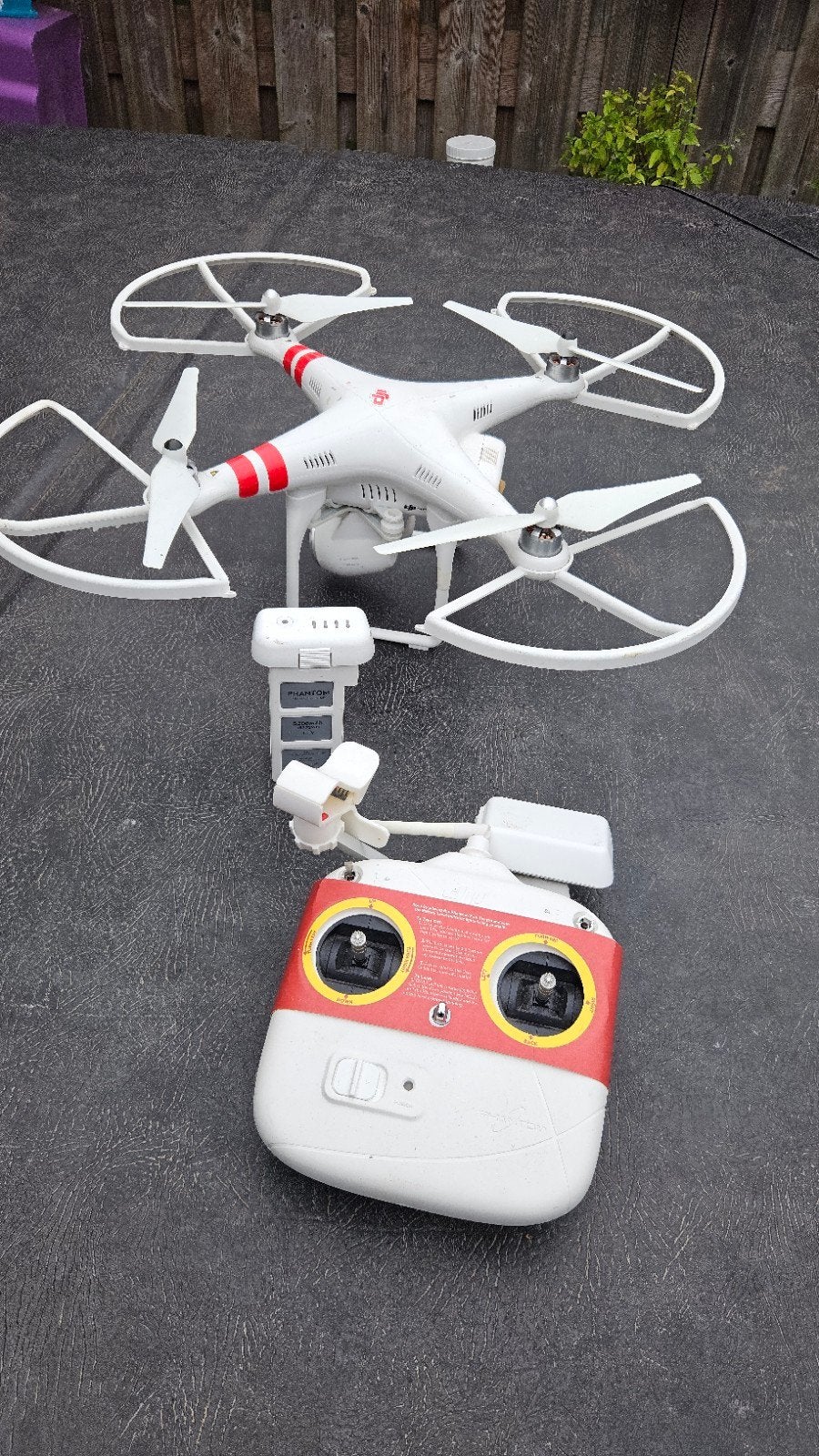 DJI Phantom 3 met 2 accu's en afstandsbediening, Gebruikt, Cameradrone, Ophalen of Verzenden, DJI