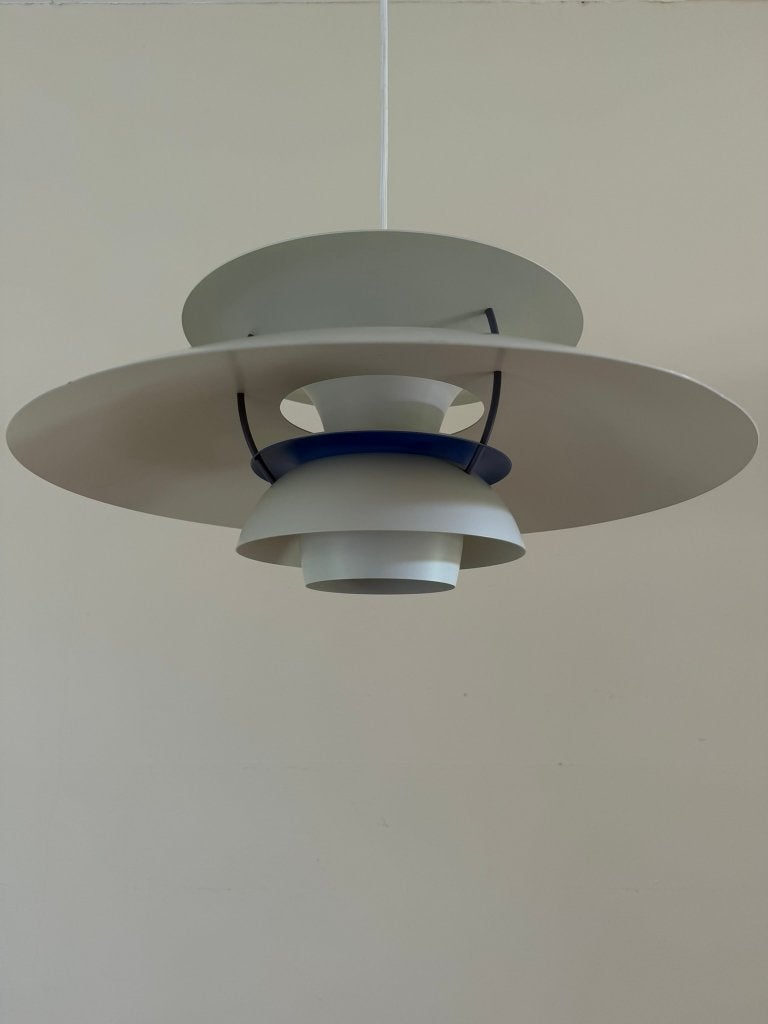 Vintage Louis Poulsen PH5 - Poul Henningsen - zeer mooi, Scandinavisch, Zo goed als nieuw, X, Metaal