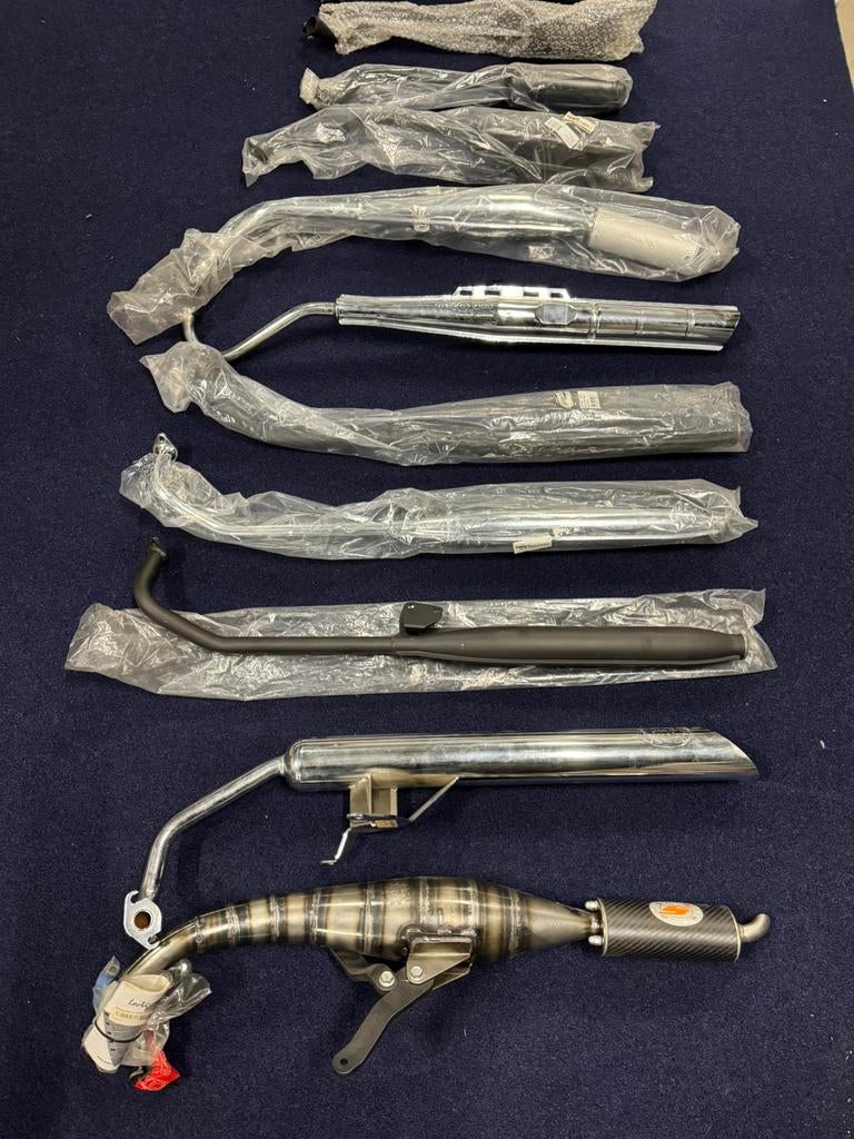 Uitlaten minarelli, tomos, vespa ci, cao, citta NIEUW!, ., Nieuw, Ophalen of Verzenden, .