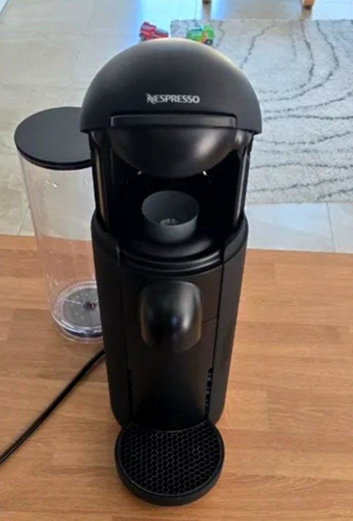 Koffiemachine Nespresso Vertuo Plus Deluxe (Krups XN903N10), Ophalen, Koffiemachine, Zo goed als nieuw, 4 tot 10 kopjes