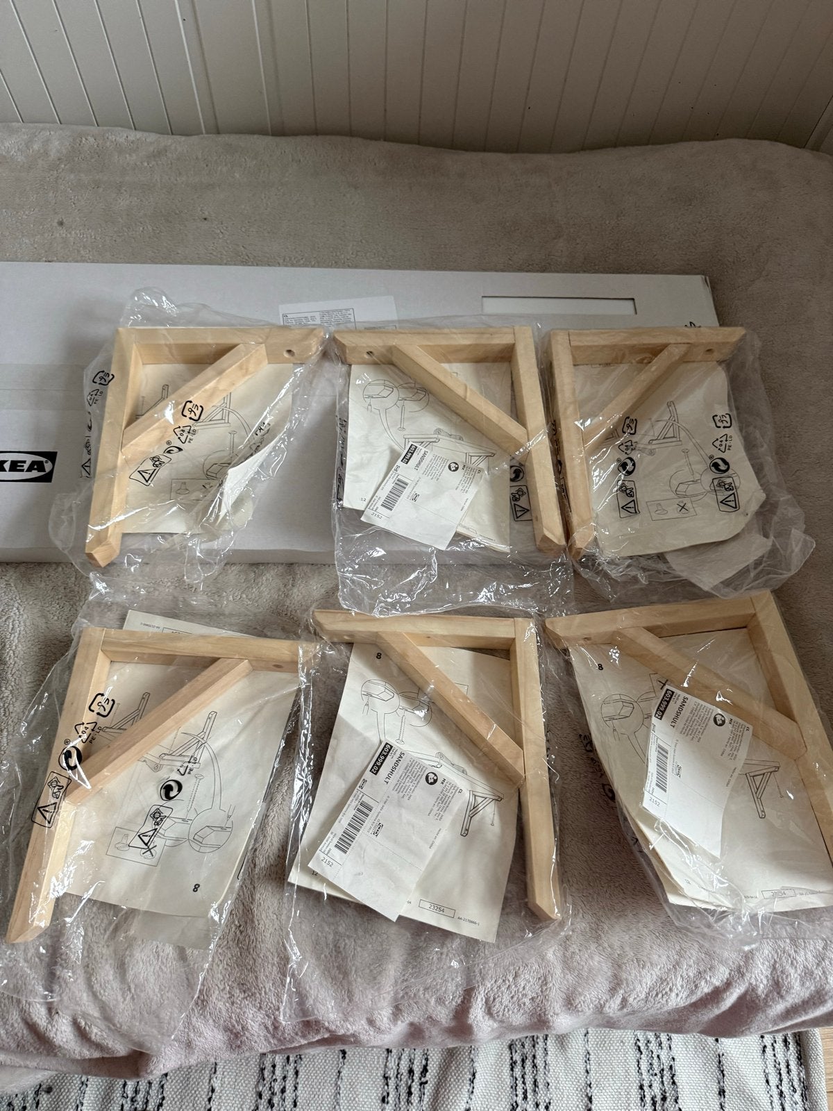 IKEA plank dragers- 18x22 cm, Verzenden, Nieuw