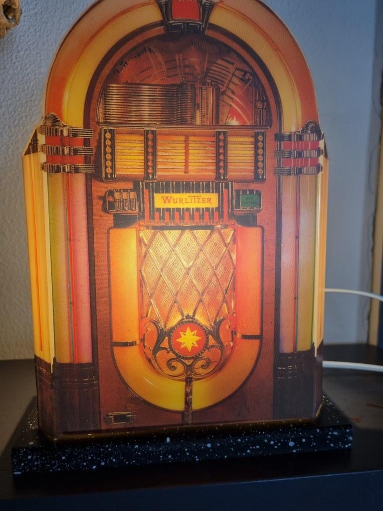 Wurlitzer Jukebox Lamp - Decoratieve Verlichting, Verzamelen, Automaten | Jukeboxen, Ophalen of Verzenden, Zo goed als nieuw, 1970 tot heden