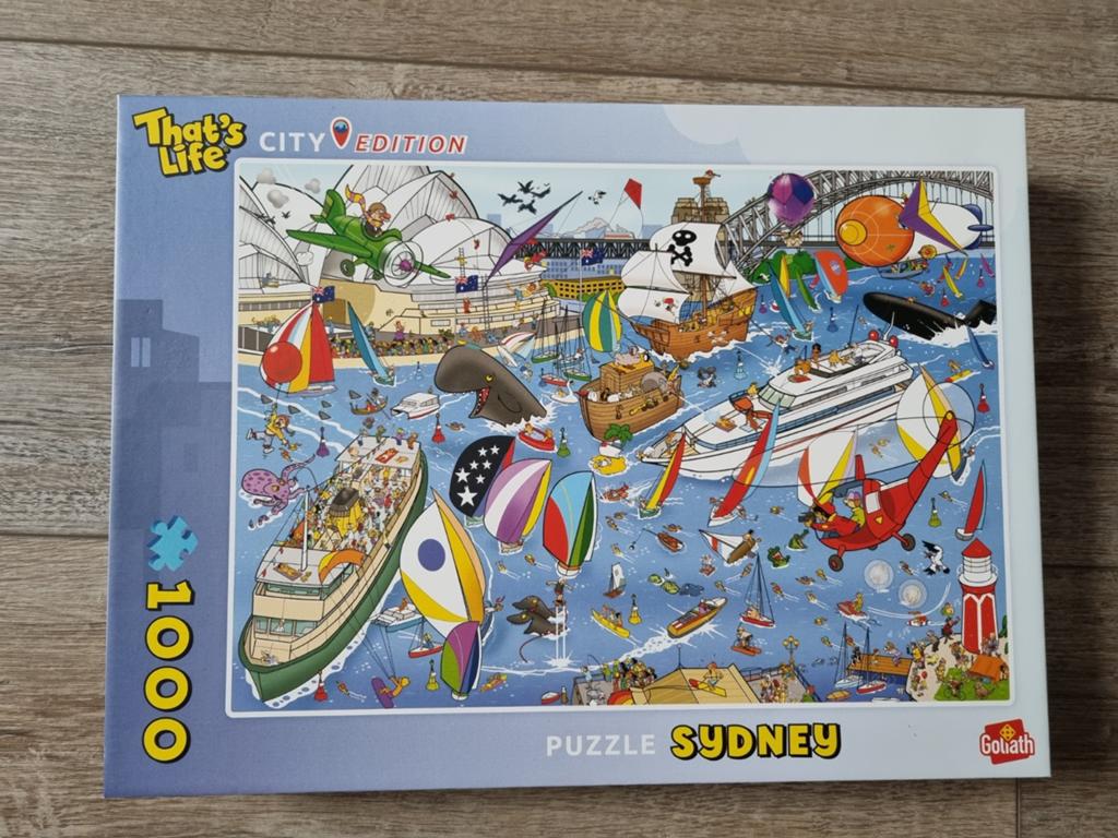 That's Life City Edition Sydney 1000 stukjes puzzel, Ophalen of Verzenden, 500 t/m 1500 stukjes, Zo goed als nieuw, Legpuzzel