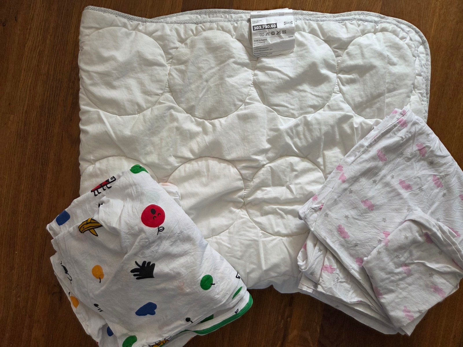 Ikea peuterdekbed, Kinderen en Baby's, Kinderkamer | Beddengoed, Ophalen, Wit, Jongetje of Meisje, Dekbedovertrek