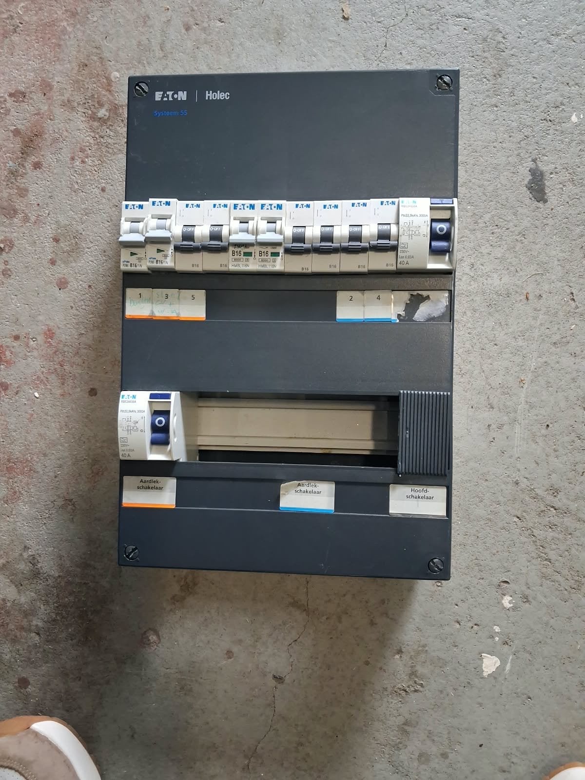 Groepenkast Eaton Holec Systeem 55, Ophalen, Gebruikt, Eaton, Groepenkast