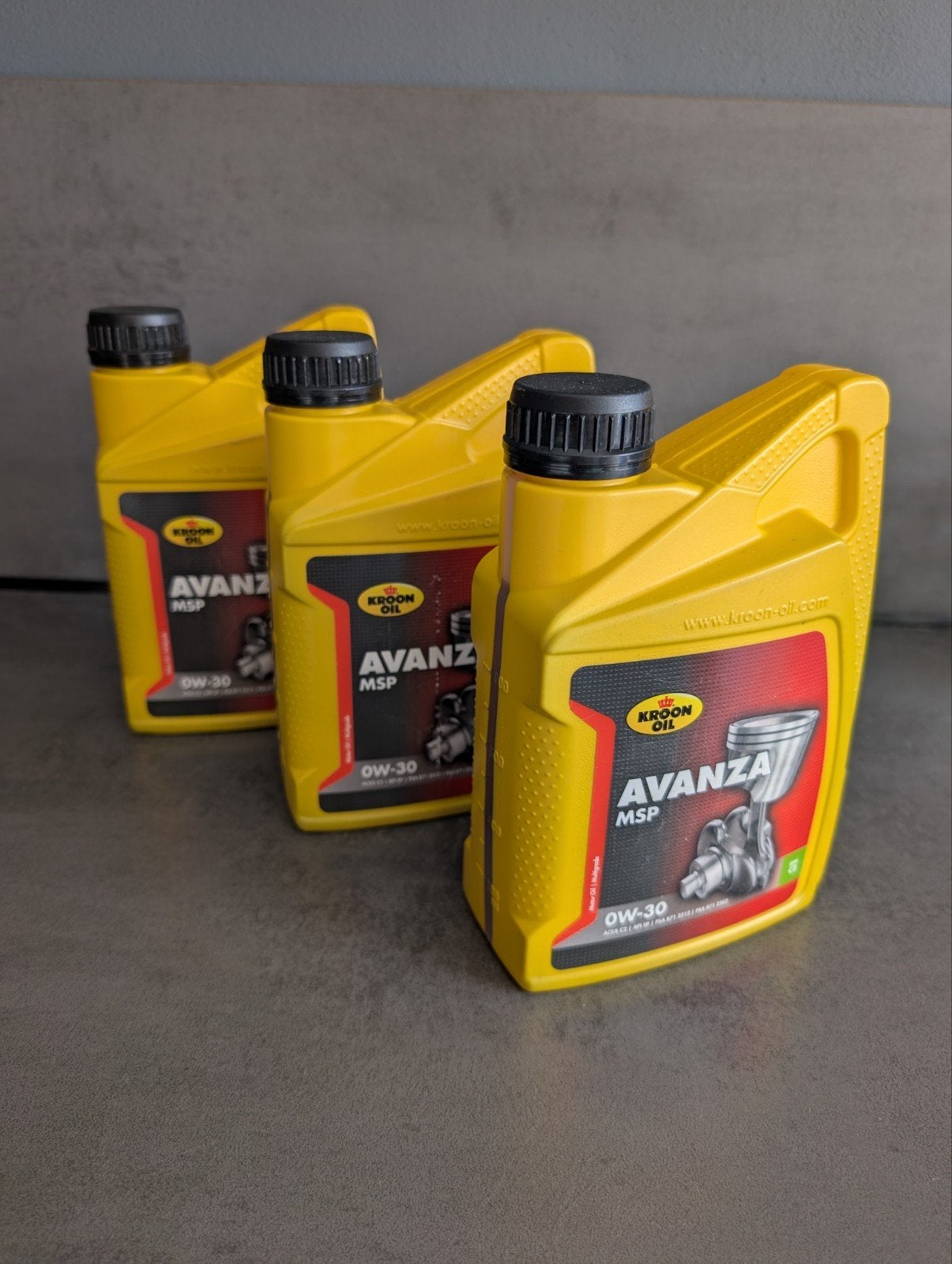 3x 1L 0w30 Avanza MSP motorolie, Ophalen