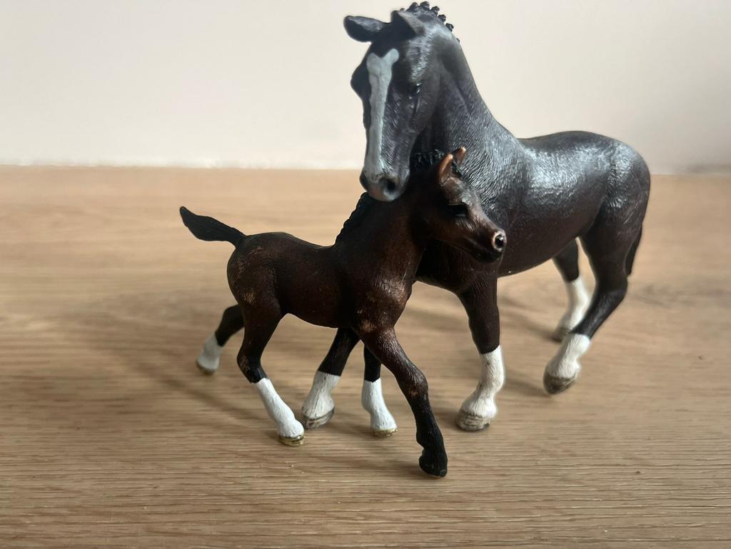 Schleich paarden prijs in de tekst of doe een bod, Ophalen of Verzenden, Gebruikt, Paard, Beeldje of Figuurtje