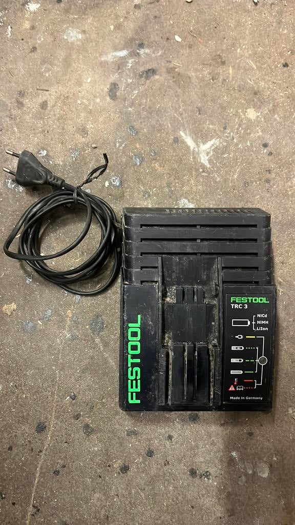 Festool TRC 3 accu oplader, Doe-het-zelf en Verbouw, Gereedschap | Machine-onderdelen en Toebehoren, Ophalen of Verzenden, Gebruikt