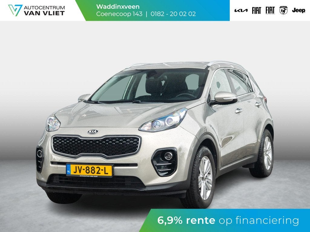 Kia Sportage 1.6 GDI First Edition l Navigatie l achteruitri, Auto's, 12 maanden, Stof, Gebruikt, 4 cilinders