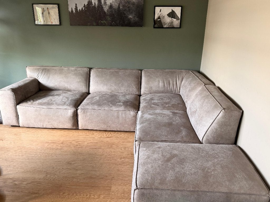 Modulaire hoekbank - Modular corner sofa, Ophalen, 250 tot 300 cm, Gebruikt, 75 tot 100 cm