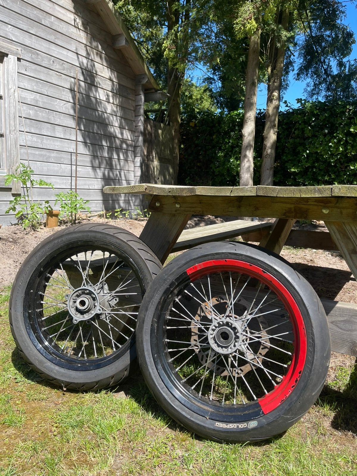 Husqvarna Supermoto Velgen 17inch, Motoren, Ophalen, Gebruikt