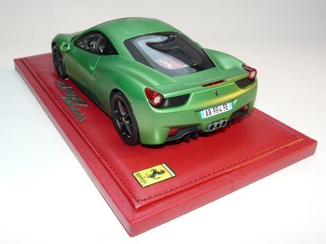 Ferrari 458 Italia Matt Groen Metallic 1:18 RCDL02 van BBR, Ophalen of Verzenden, Nieuw, Auto, Overige merken