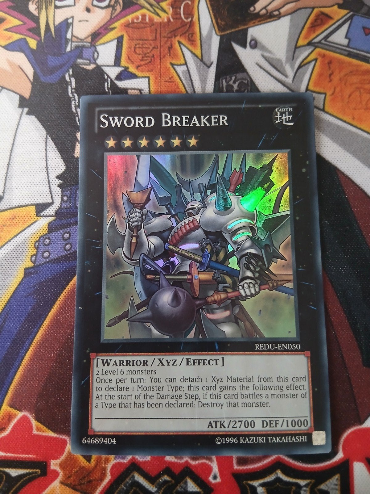 Sword Breaker - Super Rare REDU - Yu-Gi-Oh, Ophalen of Verzenden, Zo goed als nieuw, Foil