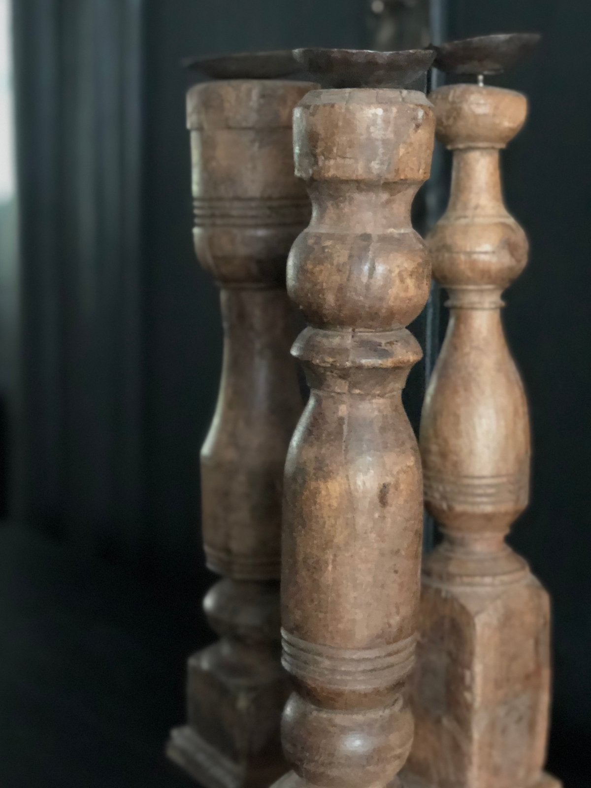 Iude baluster kandelaar india oosters €45,- per stuk, Ophalen of Verzenden