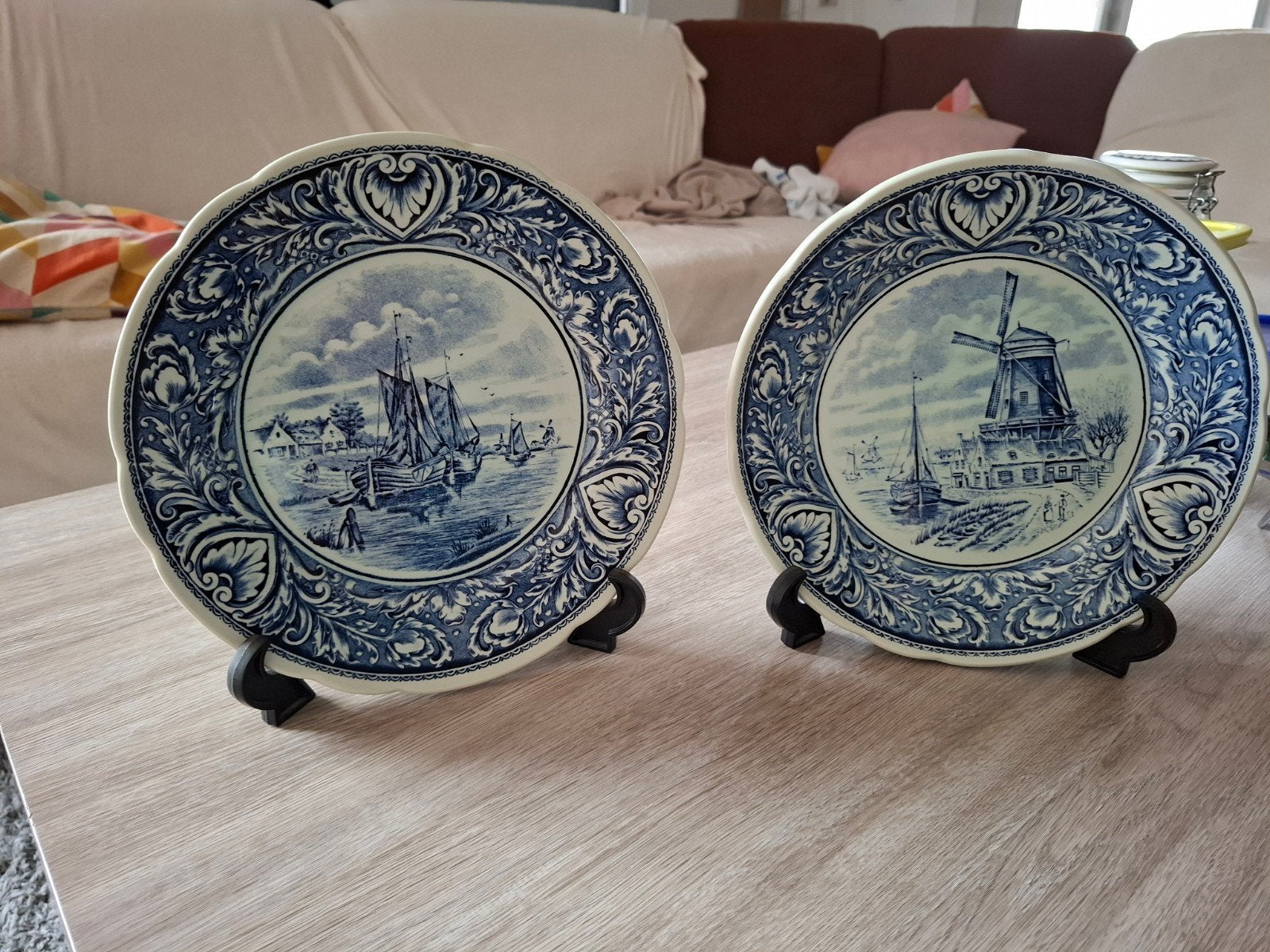 wandborden, Ophalen
