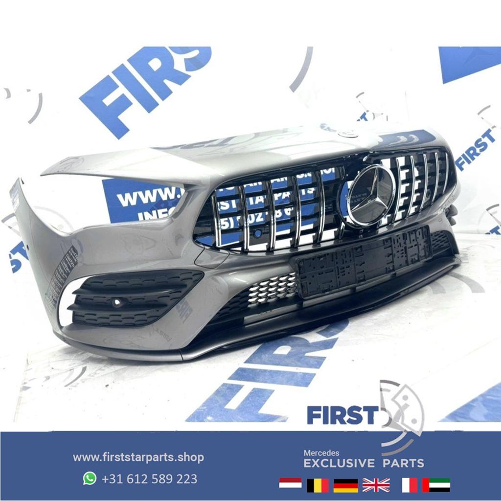 W118 BUMPER C118 X118 CLA AMG LINE VOORBUMPER COMPLEET + GT, Gebruikt, -, Voor, Ophalen of Verzenden
