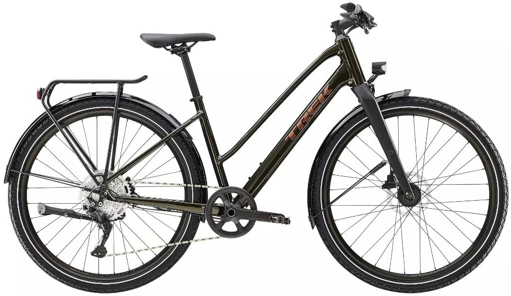 Trek dual sport 3 Gen 5 Olive dames maat L stadsfiets gravel, Nieuw, Overige maten, Meer dan 20 versnellingen, Schijfrem