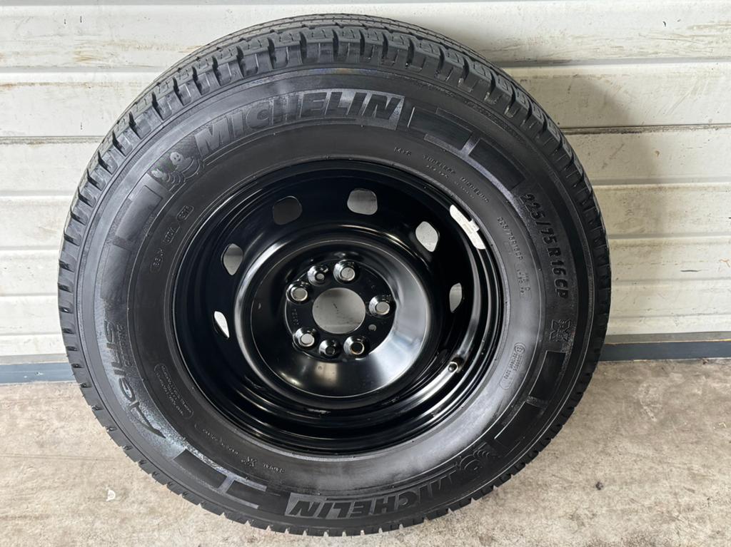 RESERVEWIEL 16” Camper 5X118, 225/75/16 Ducato-Jumper-Boxer, Ophalen of Verzenden, Gebruikt