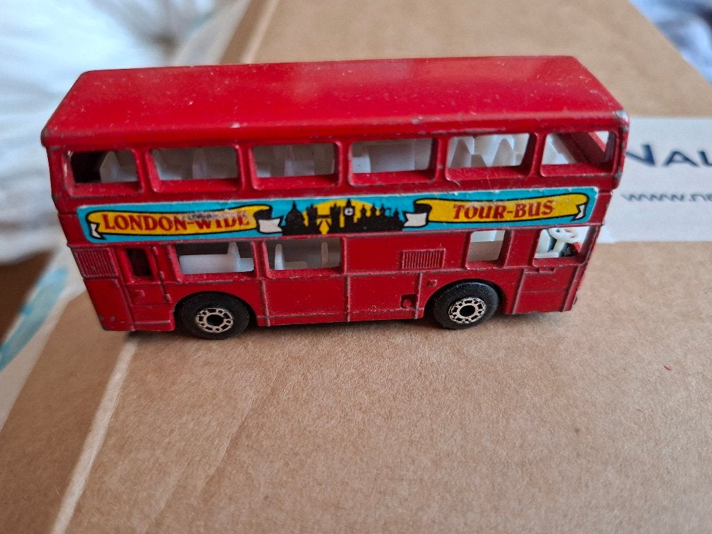 Matchbox Leyland Titan Double Decker London-Wide Tour Bus, Ophalen of Verzenden, Bus of Vrachtwagen