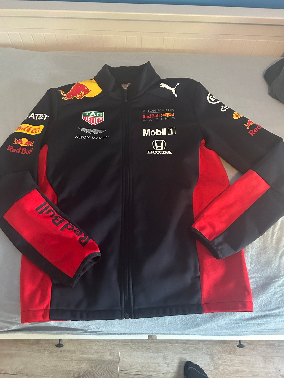 Puma Red Bull Racing Softshell Jas - Maat S, Ophalen, Zo goed als nieuw, Maat 46 (S) of kleiner, Zwart