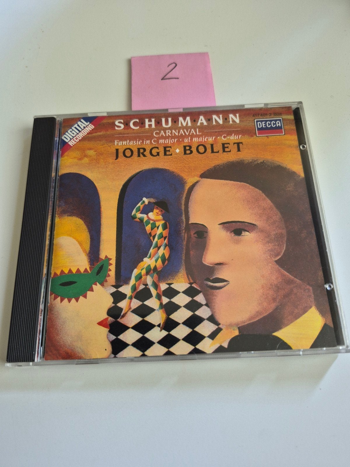 Schumann - Carnaval, Fantasie in C majeur - Jorge Bolet CD, Gebruikt, Ophalen of Verzenden, Romantiek, Inclusief doosje