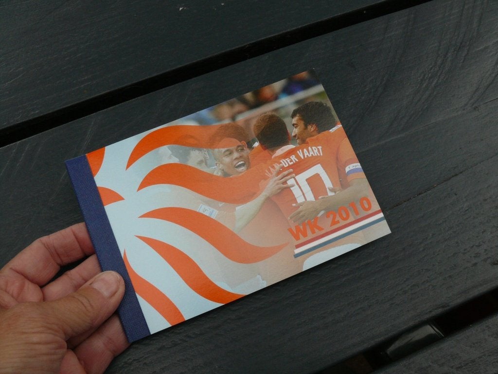Colofon WK 2010 postzegels / boekje Voetbal, Ophalen of Verzenden, Na 1940, Postfris