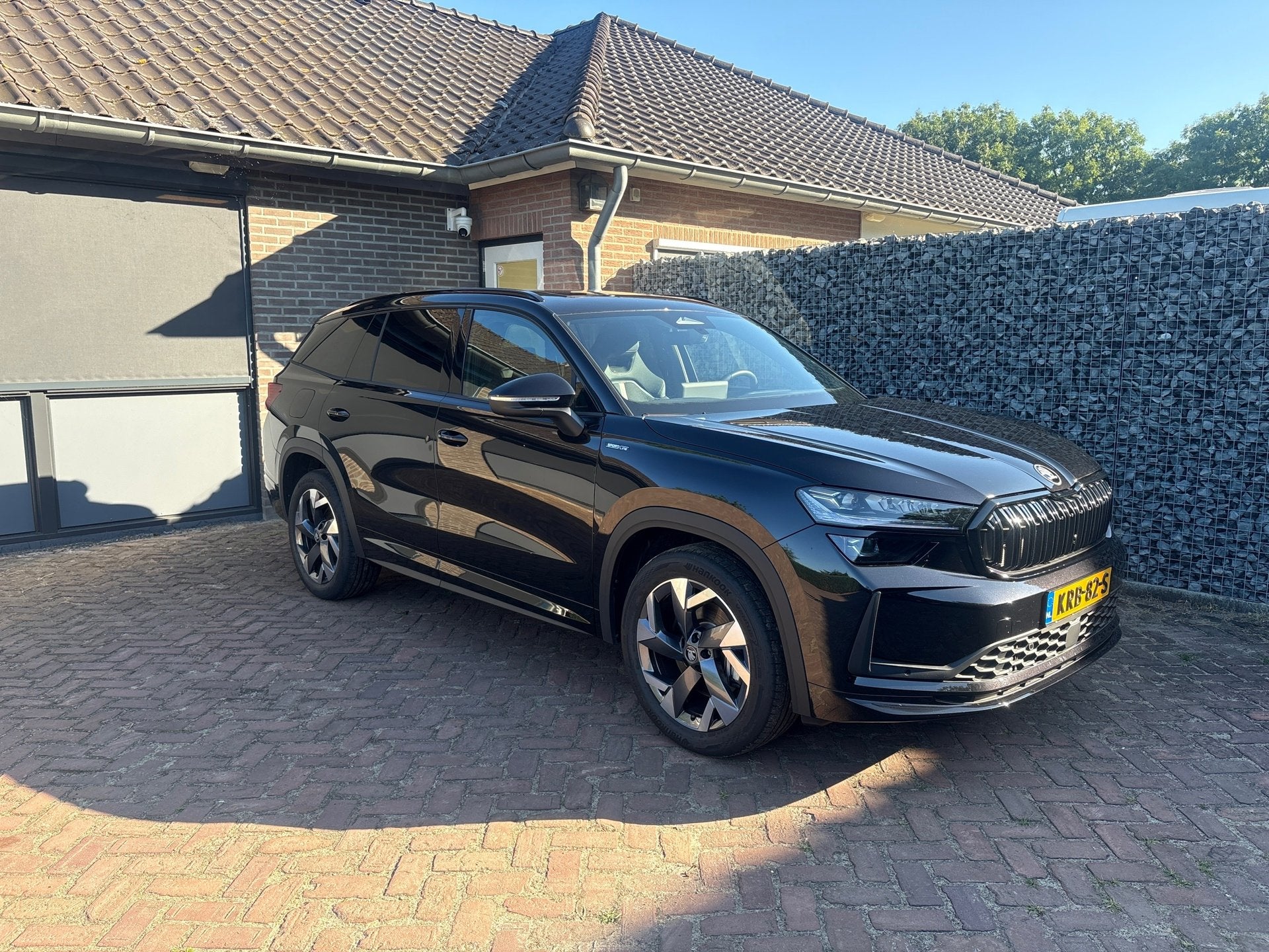 Skoda KODIAQ 1.5 TSI MHEV Sportline Business 7p, Auto's, 4 cilinders, 150 pk, 7 stoelen, Zwart