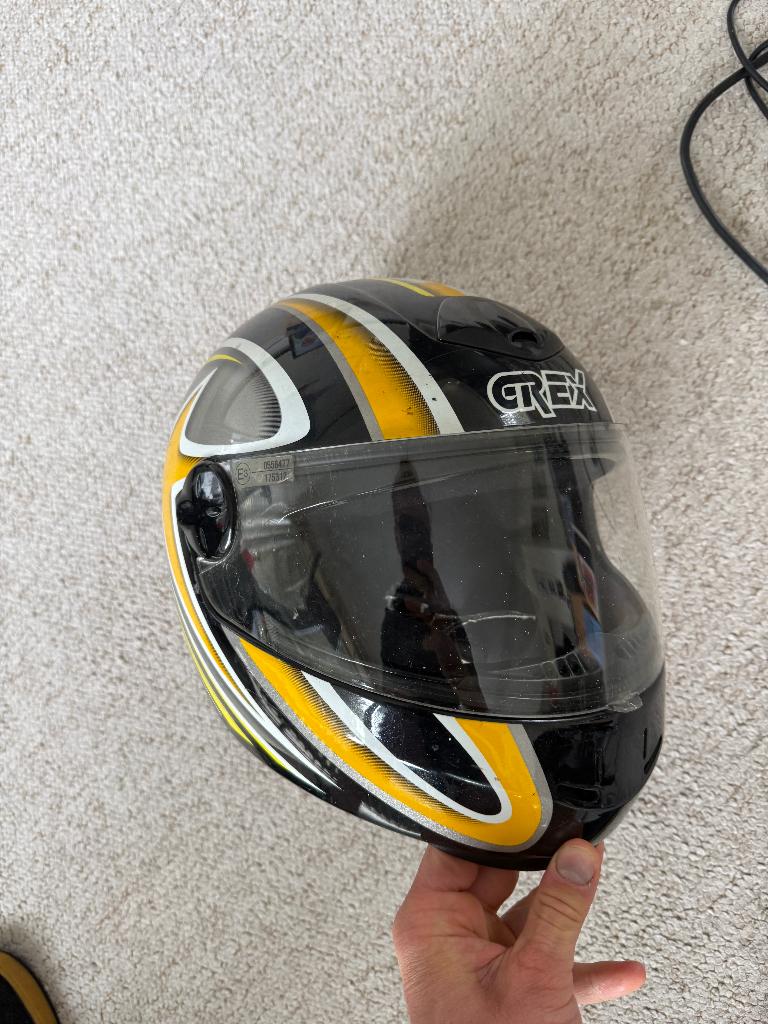 Grex helm in goede staat, Overige merken, M, Ophalen of Verzenden, Integraalhelm