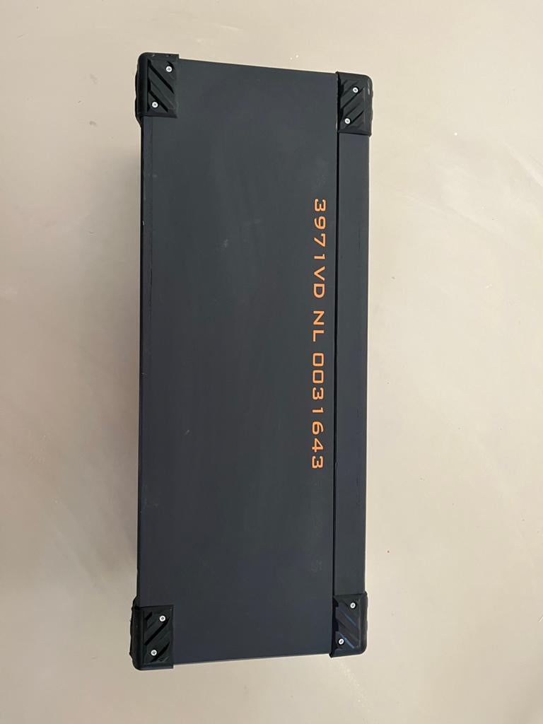 Flightcase multiplex 45x14x14,5 cm - stevig en compact, Ophalen of Verzenden, Gebruikt, Overige instrumenten, Flightcase