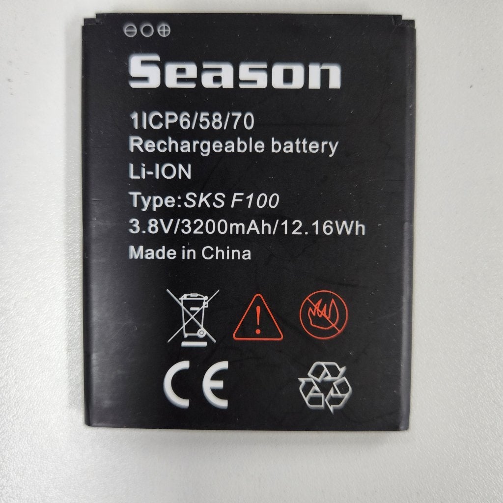 Accu 1icp5/58/70 -3200mah type SKS F100, Niet ingevuld, Niet ingevuld, Ophalen of Verzenden, Zo goed als nieuw