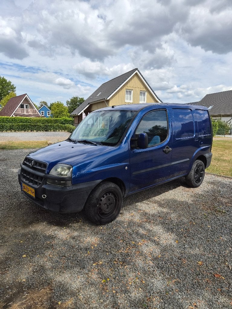 Fiat Doblo 1.3 JTD 2005, Auto's, Voorwielaandrijving, Stof, 4 cilinders, Blauw