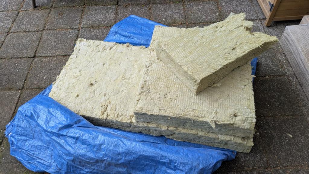 Steenwol isolatiemateriaal gratis afhalen, Ophalen, Nieuw, Steenwol, Minder dan 5 m²