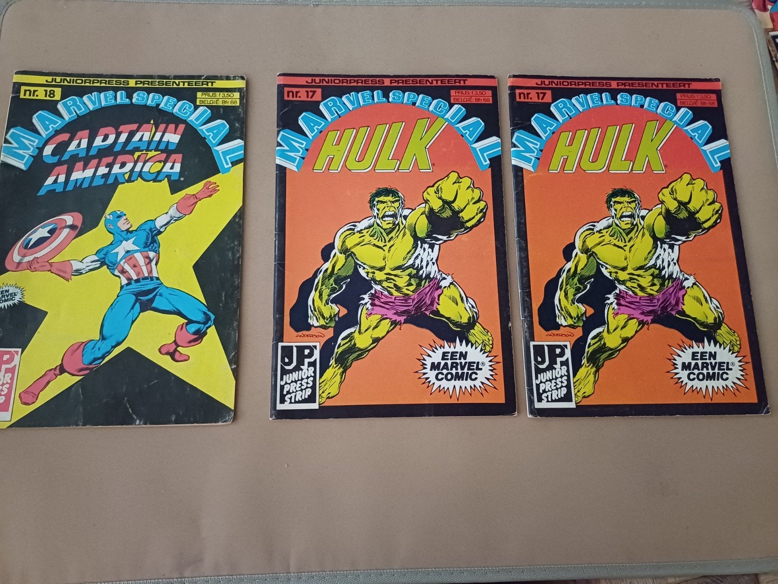 Marvel Special Strips. Hulk #17 & Captain America #18, Boeken, Strips | Comics, Meerdere comics, Ophalen of Verzenden, Gelezen