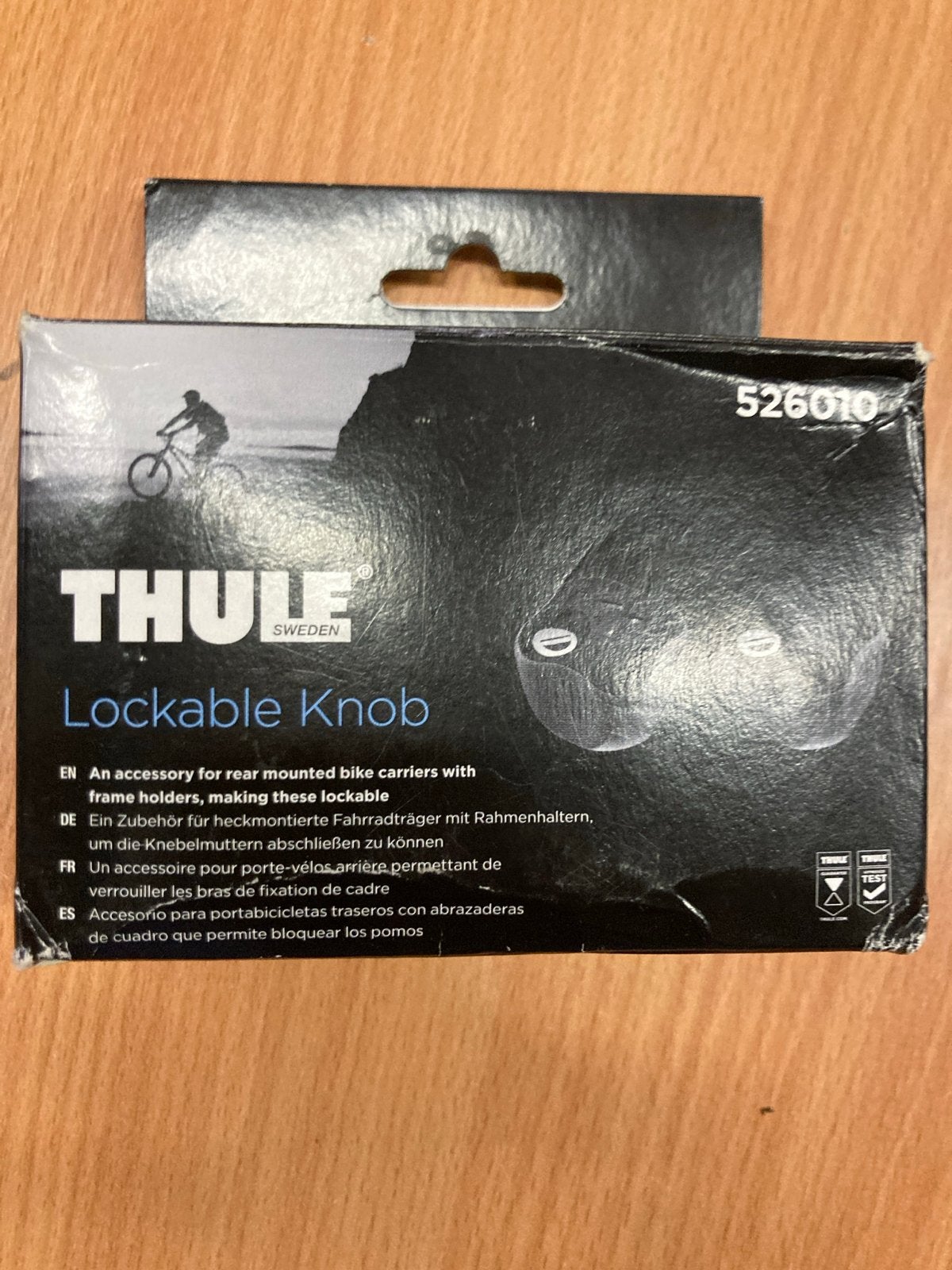 Thule Vergrendelbare Knop voor Fietsendragers, Ophalen of Verzenden, Zo goed als nieuw, Nvt, Nvt