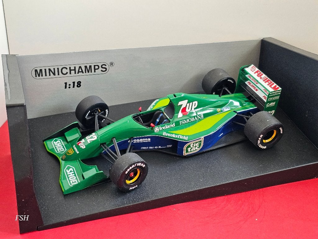 Jordan Ford 191, M. Schumacher # 32, GP SPA 1991. <TOPMODEL>, Ophalen of Verzenden, Zo goed als nieuw, Auto, MiniChamps