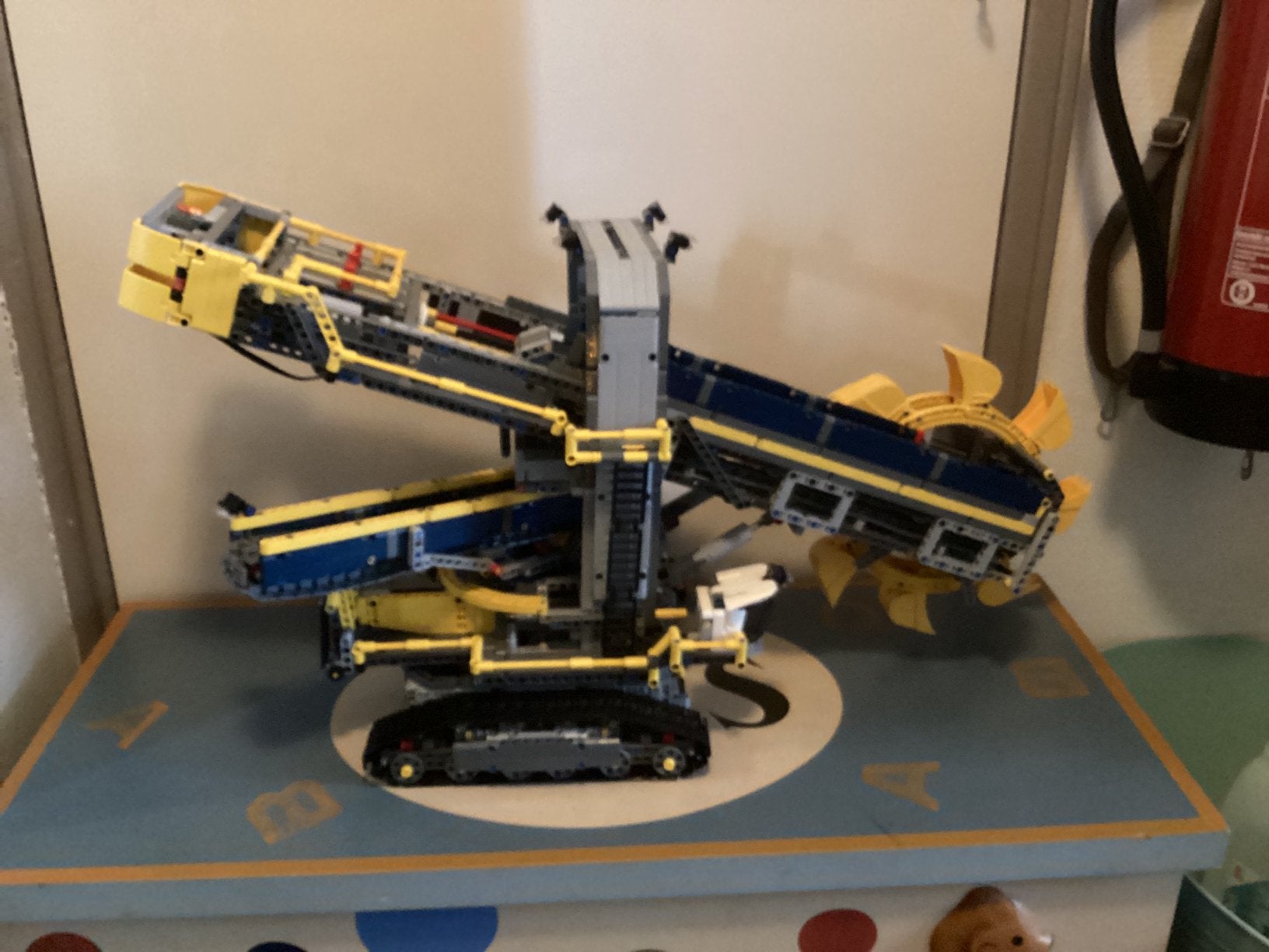 Lego Technic set 42055, de Bucket Wheel Graafmachine., Ophalen, Lego, Zo goed als nieuw, Technic