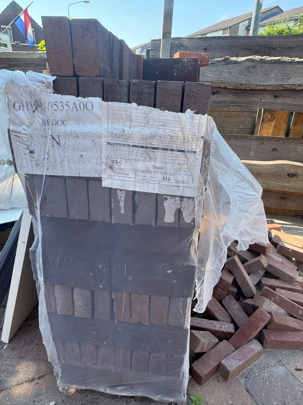 Nieuwe Vandersanden bakstenen - GHV0535A00 Medoc, Ophalen, Nieuw, Bakstenen