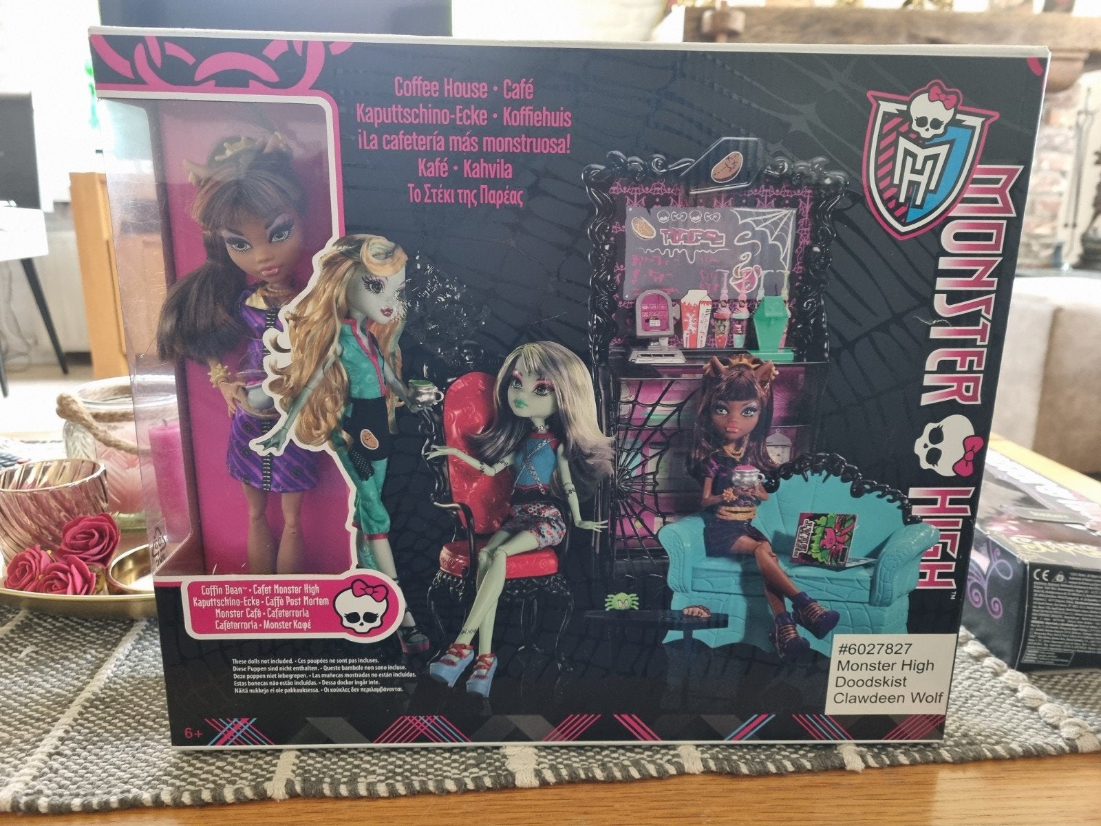 Monster High Clawdeen Wolf Koffiehuis Speelset Nieuw, Kinderen en Baby's, Ophalen, Nieuw, Overige typen