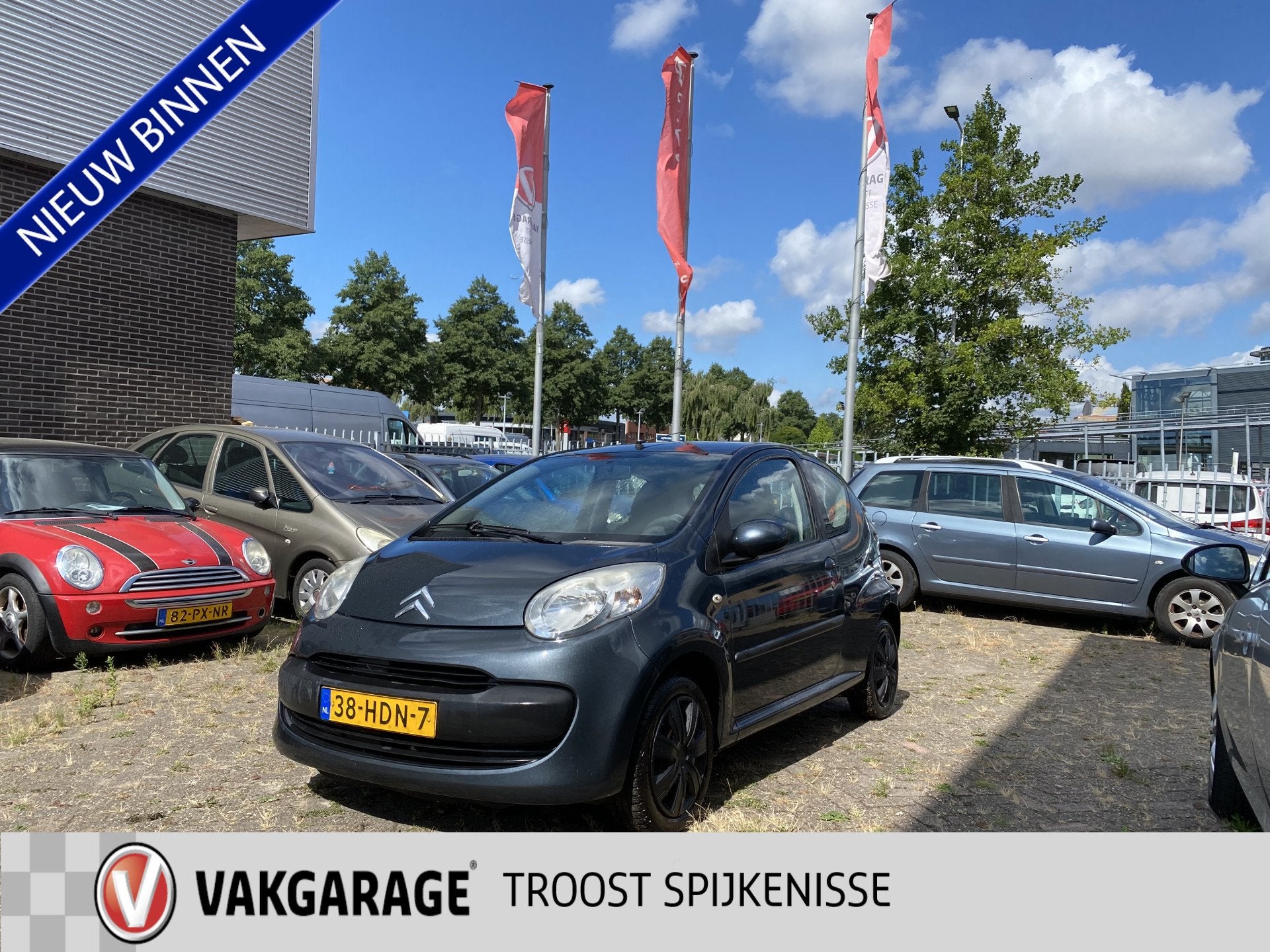 Citroën C1 1.0-12V Ambiance,Airco,Elektrischpakket,Stuurbek, Auto's, Voorwielaandrijving, Stof, Gebruikt, Metallic lak