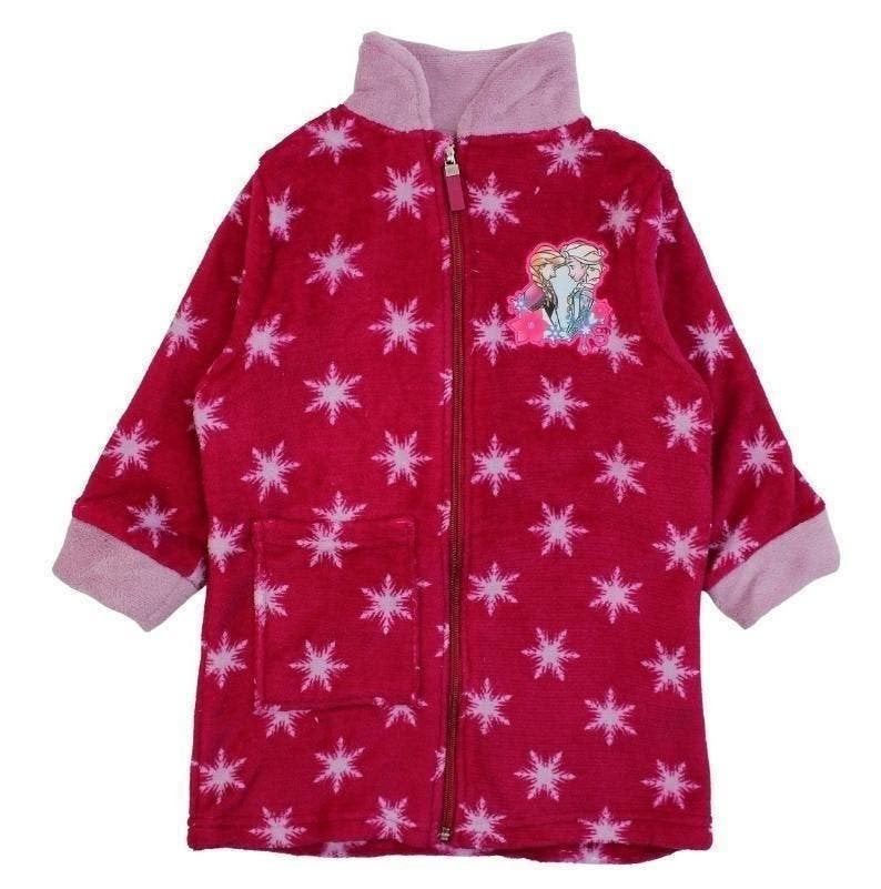 Disney Frozen fleece Badjas - Roze - Maat 98 - 128 - 140, Nacht- of Onderkleding, Disney Frozen, Meisje, Nieuw