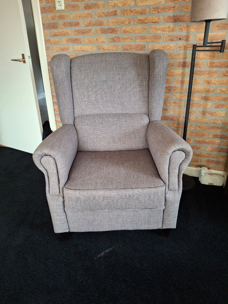 Nette oorfauteuil, Huis en Inrichting, Fauteuils, Ophalen, Zo goed als nieuw, 75 tot 100 cm, Stof