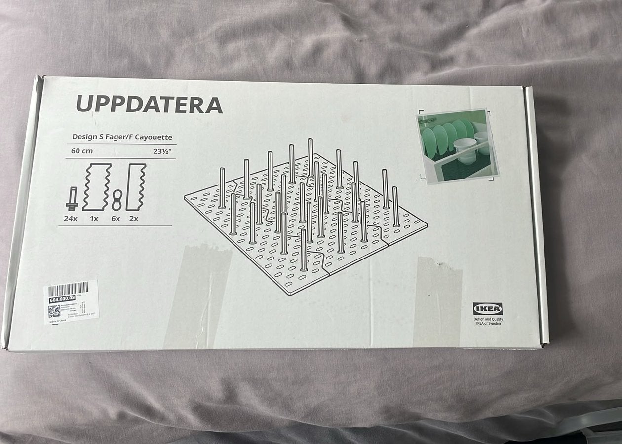 UPPDATERA ikea Pinplaat als ladeverdeler 60 cm, Huis en Inrichting, Overige typen, IKEA, Nieuw, Ophalen of Verzenden