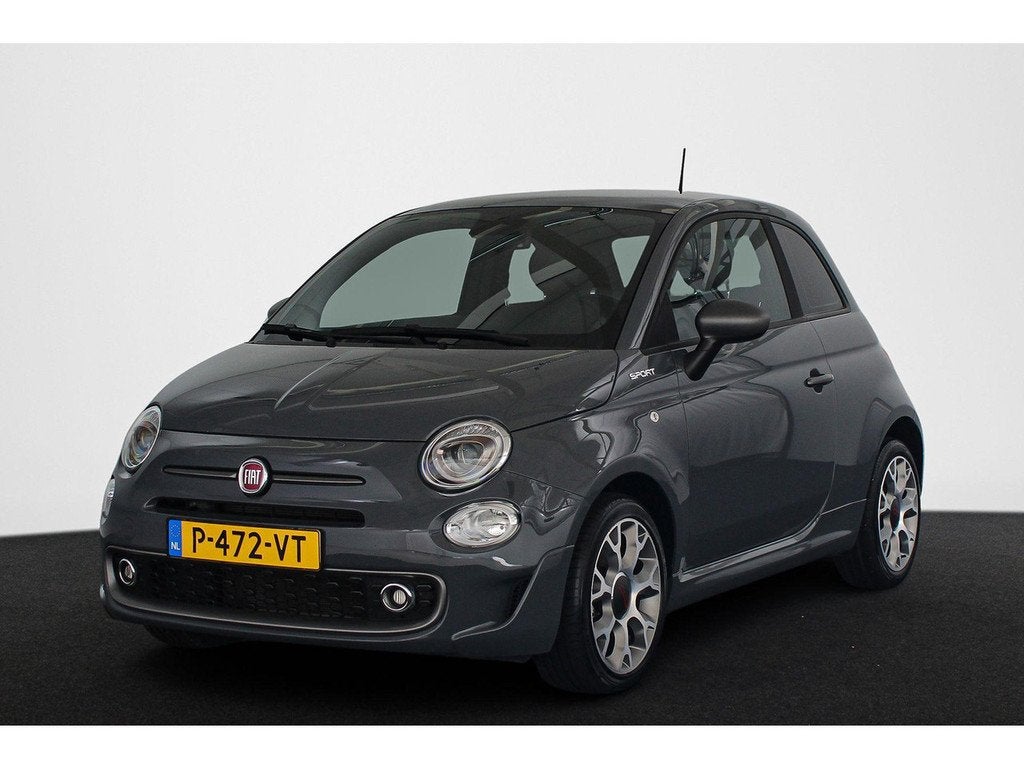 Fiat 500 1.0 Hybrid Sport Panoramadak Climate Control Apple, Auto's, Fiat, Start-stop-systeem, 4 stoelen, Origineel Nederlands
