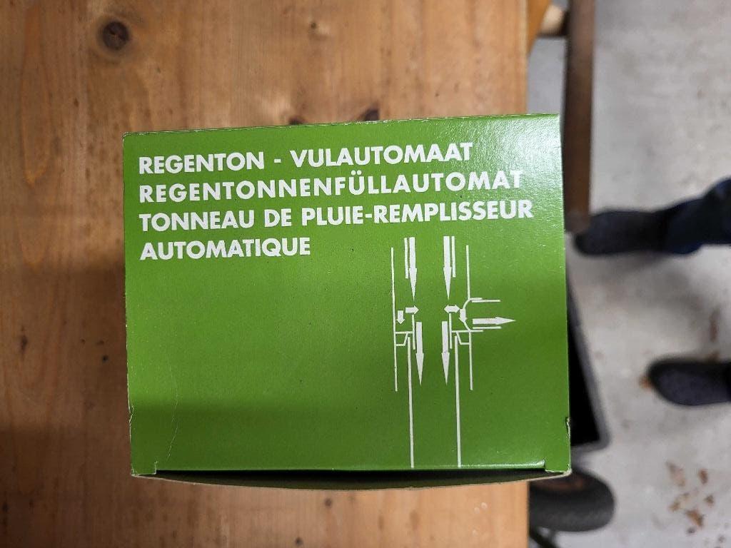 Regenton vulautomaat grijs 70 - 80 mm NIEUW, 150 liter of meer, Ophalen of Verzenden, Nieuw, Kunststof
