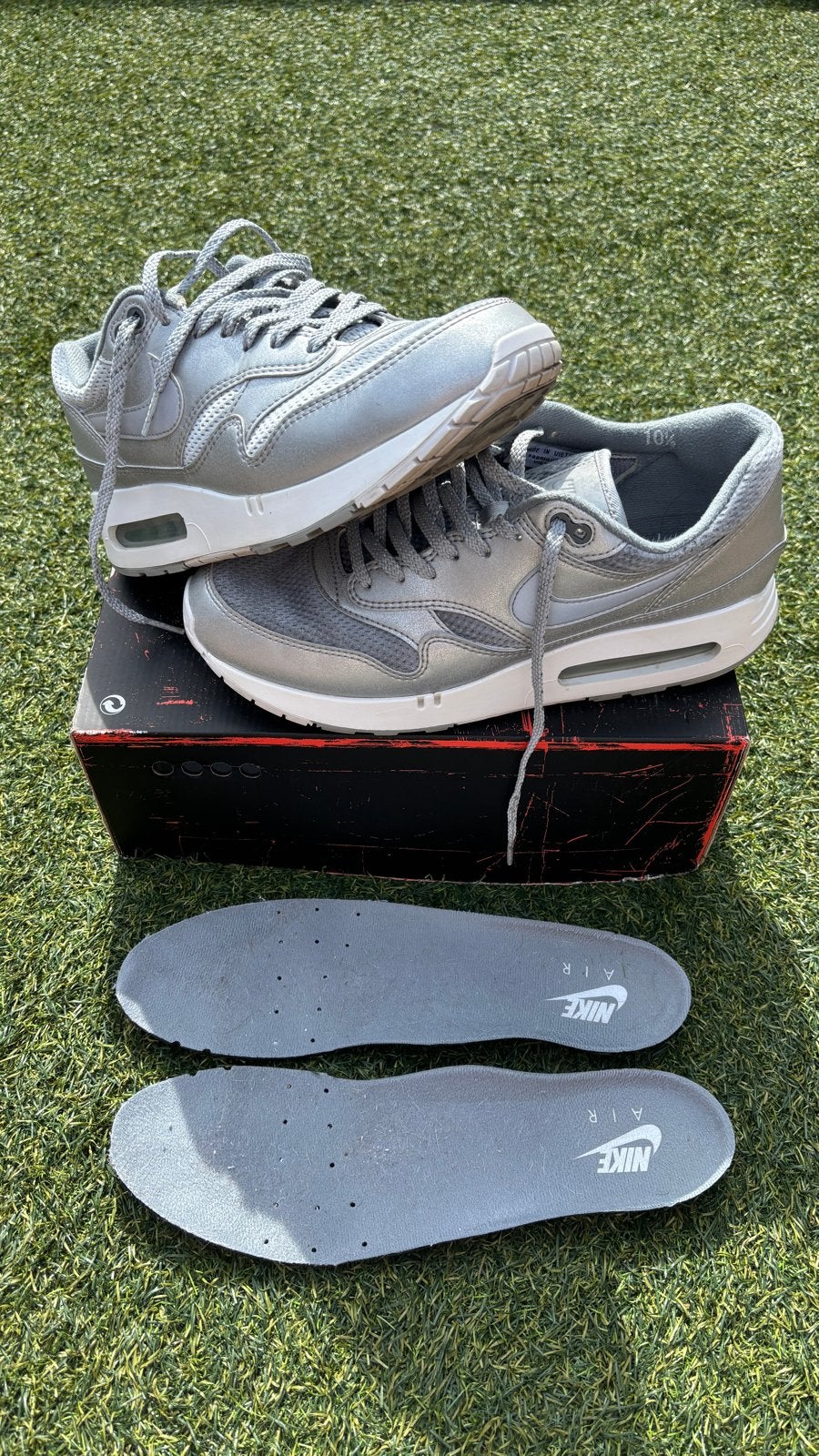 Nike air max 1 86 OG Metallic maat 44,5, Kleding | Dames, Schoenen, Overige kleuren, Ophalen of Verzenden, Sneakers of Gympen
