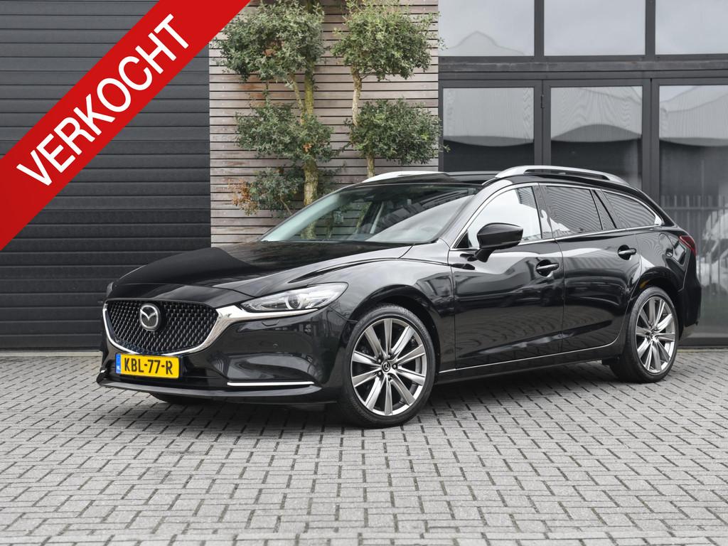 Mazda 6 Sportbreak 2.5 SkyActiv-G 194 Signature Trekhaak Lee, Auto's, 1441 kg, 15 km/l, Gebruikt, 6 sportbreak