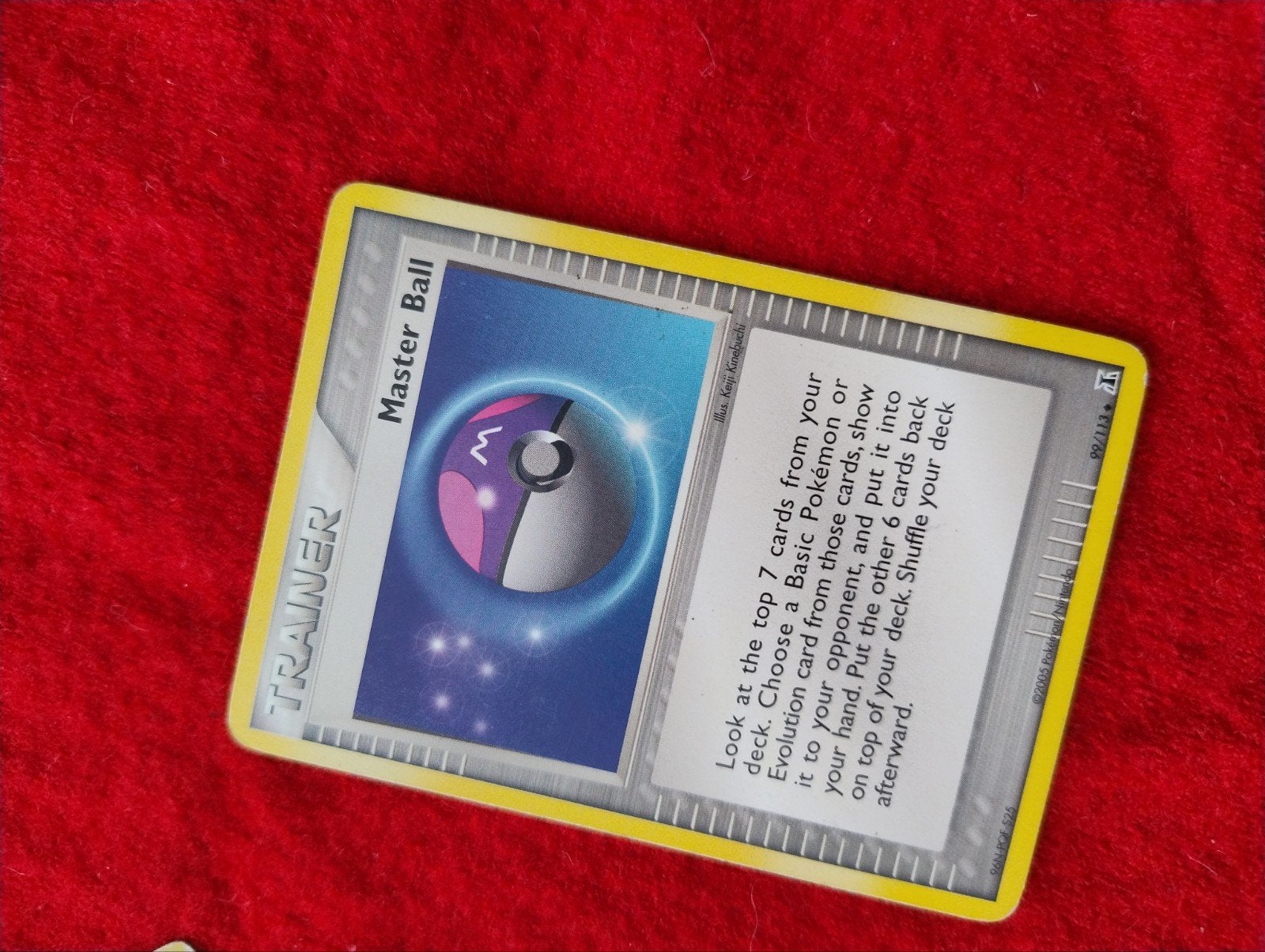 Pokémon TCG Master Ball Trainer Kaart 99/113, Ophalen of Verzenden, Nieuw