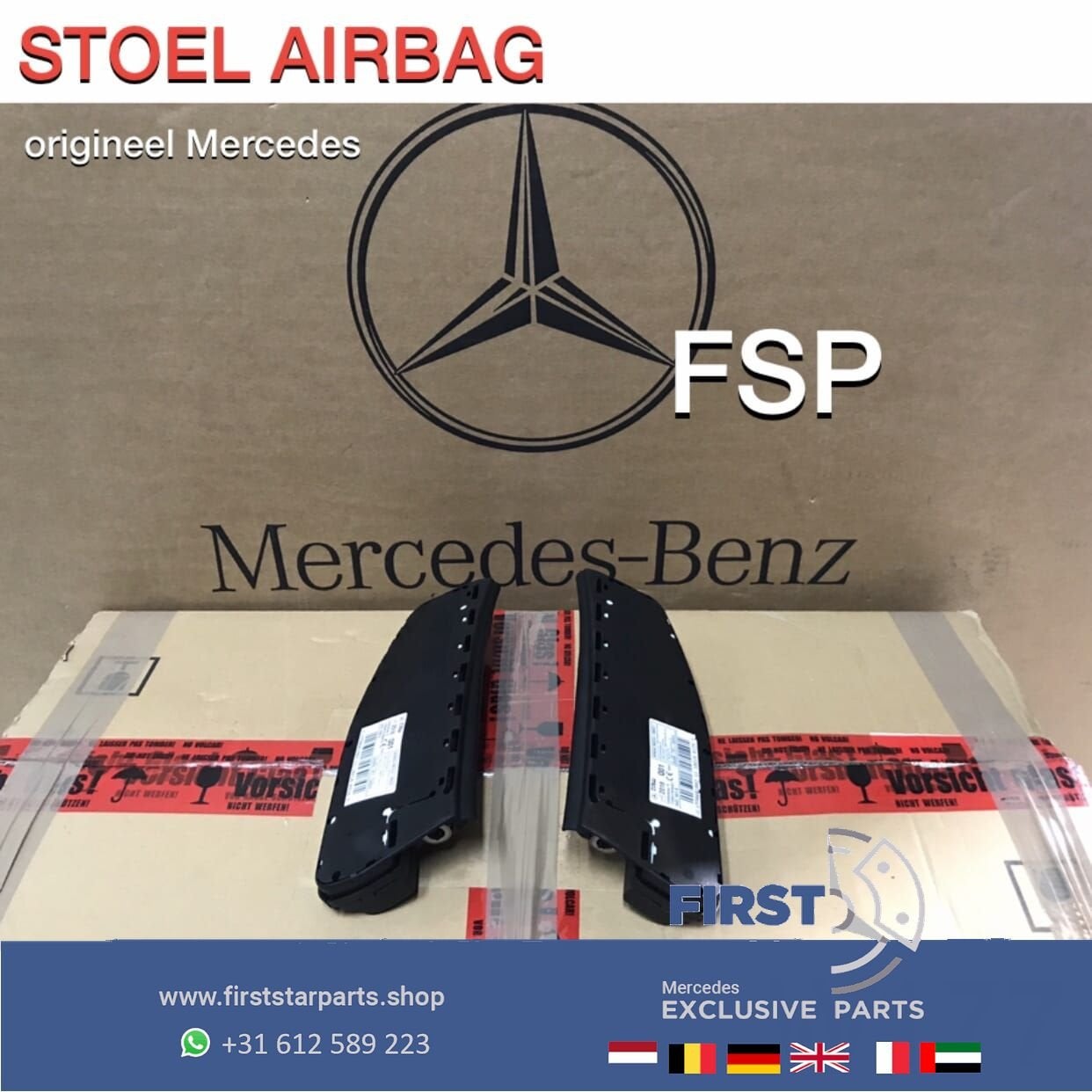 W177 STOELAIRBAG Mercedes A Klasse STOEL AIRBAG 2018-2021 LI, Gebruikt, -, Ophalen of Verzenden, -