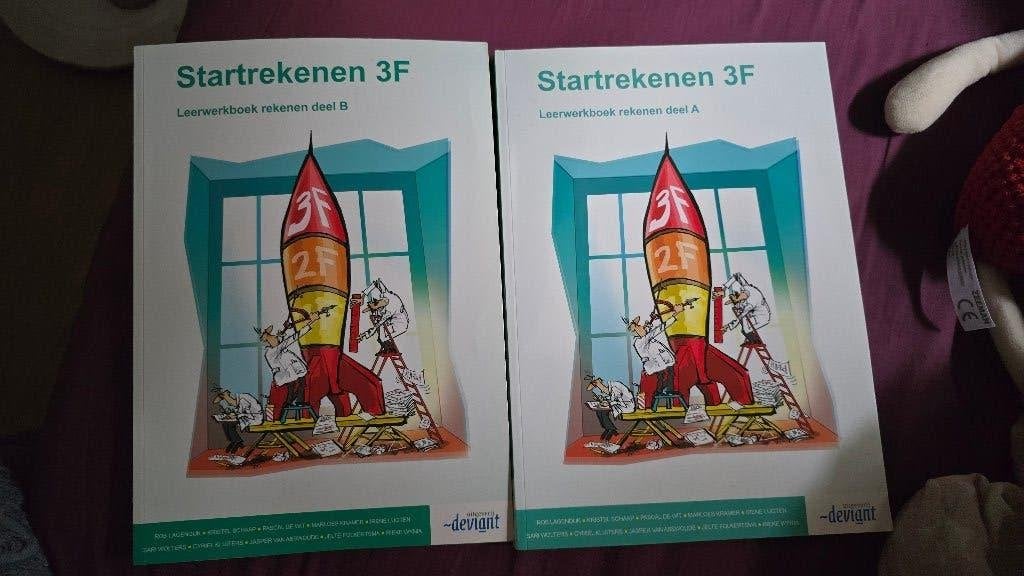 Startrekenen 3F deel A+B, Ophalen of Verzenden, Zo goed als nieuw, Overige niveaus