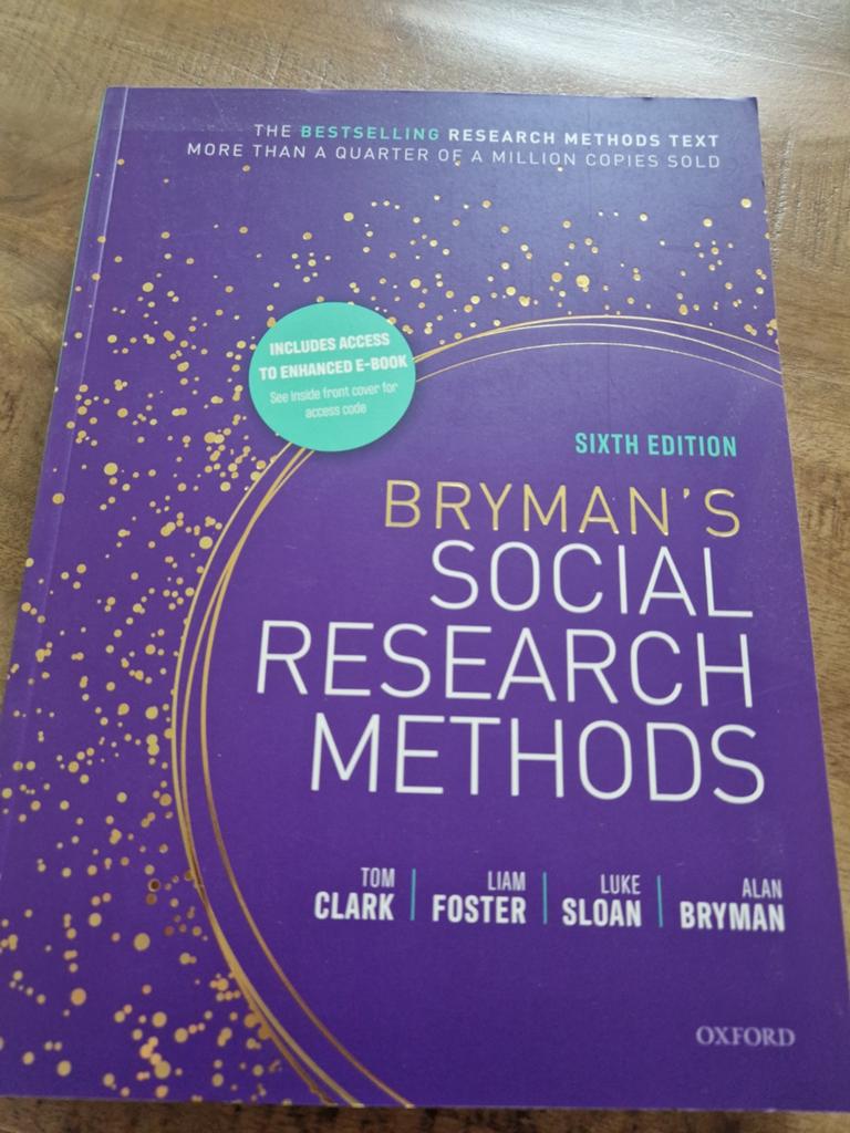 Bryman's Social Research Methods - Zesde Editie, Boeken, Tom Clark, Liam Foster, Luke Sloan, Alan Bryman, Nieuw, Gamma, HBO